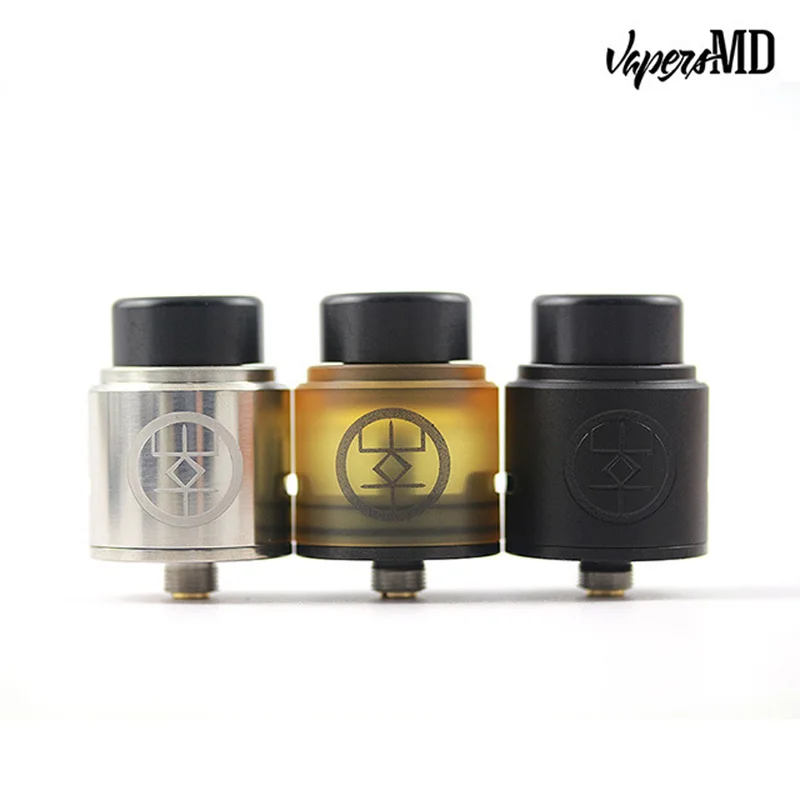 

Original Advken Breath RDA Tank 24mm Diameter Rebuildable Electronic Cigarette Atomizer Dual Posts vape vs Advken Artha RDA