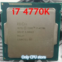 Процессор Intel i7 4770K четырехъядерный 3,5 ГГц LGA 1150 TDP 84 Вт 8 Мб Кэш с HD графикой 4600 настольный процессор