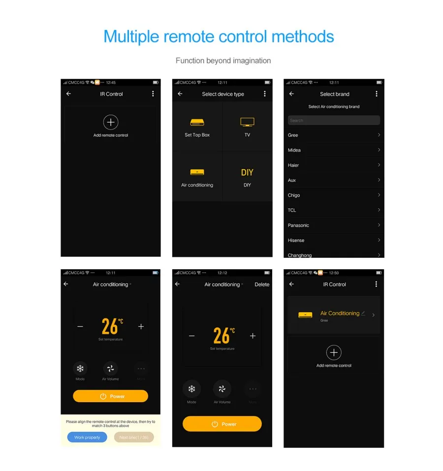 IR Universal Remote Control with Alexa Google Home Rocky AI Voice Control for Home Infrared Appliances Through Free Mobile APP_F9