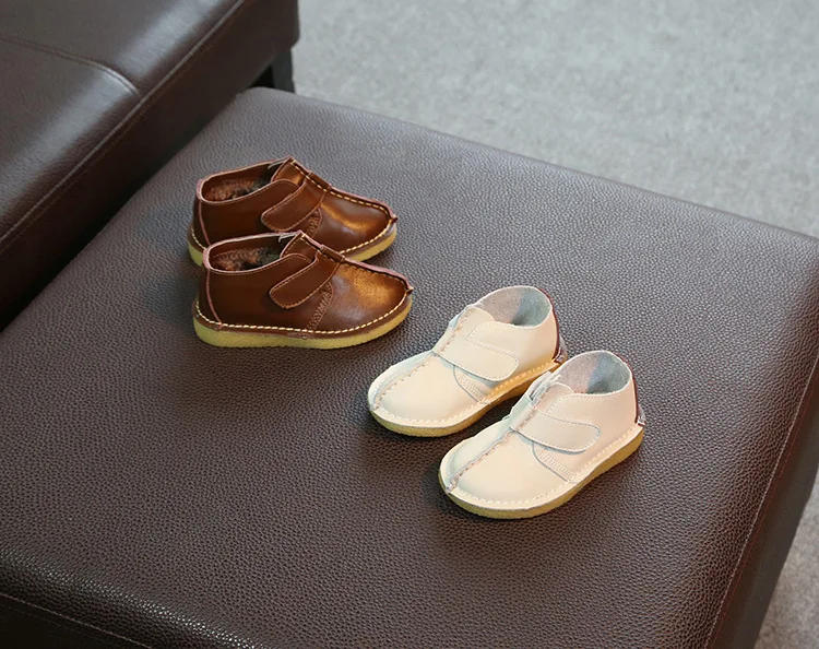 Sapatos de Couro Sapatos de Bebê Macio das Meninas Sapatos da Moda Novas Crianças Sapatos Casuais Menino Pequeno Fundo Princesa 2019 22 macio das meninas sapatos da moda princesa