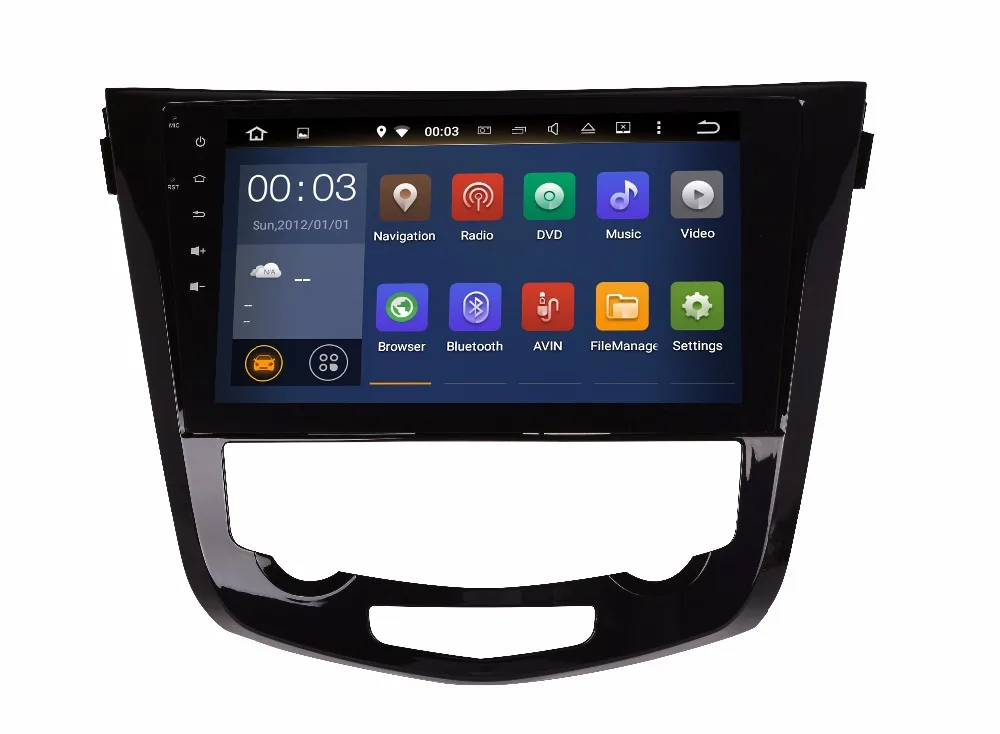 Top FREE GIFTS Quad Core Android 7.1 Fit NISSAN X-TRAIL /Qashqai 2013 2014 CAR DVD PLAYER Multimedia Navigation DVD GPS STEREO RADIO 0