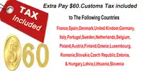DPD XDB shipping free included customs fees for carbon bike wheelset, customs duty included