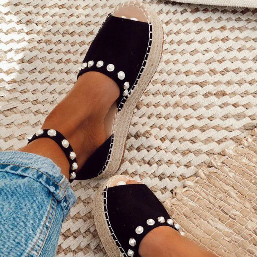 

pearl sandals women platform gladiator sandals women casual summer rome sandals Brown calcados feminino com frete gratis #C