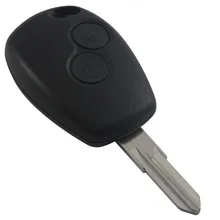 2 Кнопки Дистанционного Ключа Shell для RENAULT DACIA Logan Sandero Clio Ключ Чехол Fob 2BTN с логотипом