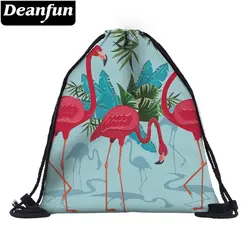 Deanfun 3D Печать Drawstring Фламинго сумки модные Стиль для девочек школьные 60087
