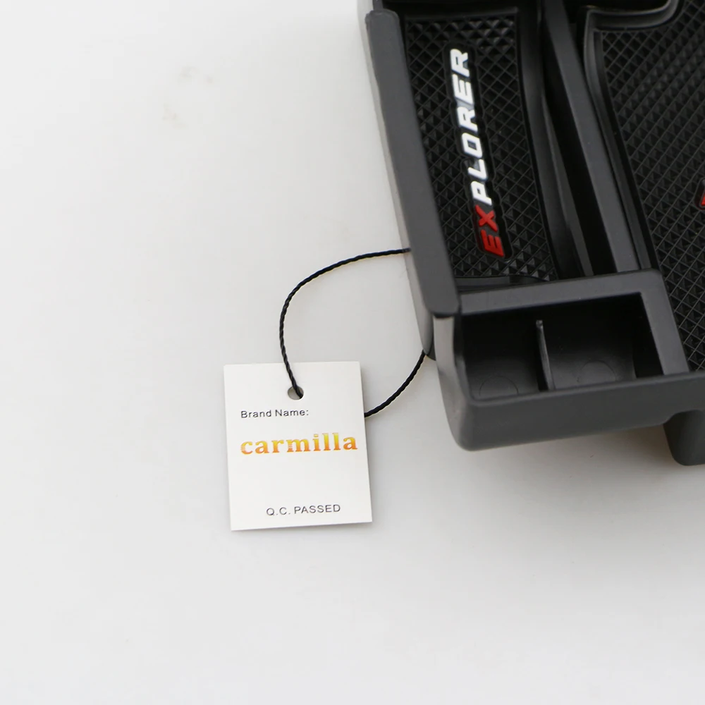 Carmilla подлокотник ящик для хранения для Ford Explorer 2011- центральной консоли Bin перчатки лоток держатель Чехол 2012 2013