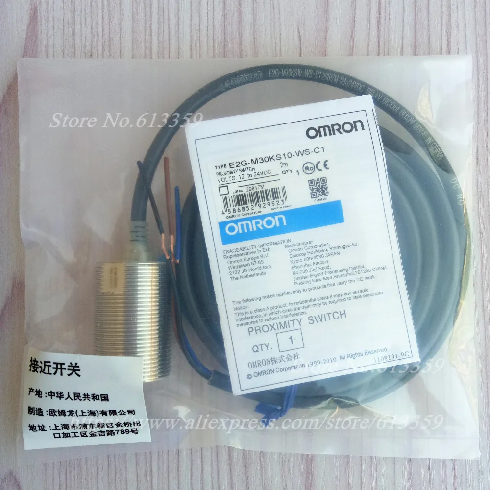 

E2G-M30KS10-WS-C1 E2G-M30KS10-WS-B1 Omron Proximity Switch Sensor New High Quality