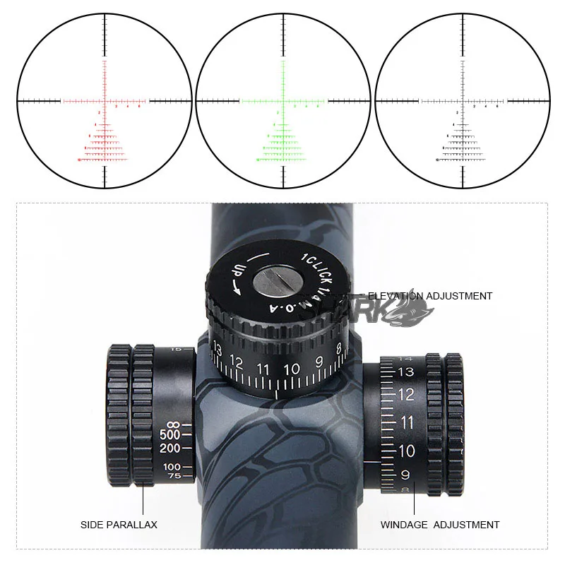 Высокое качество тактический TM4.5-18x40 синий черный цвет Canislatrans прицел для наружной настоящей охоты HS1-0287