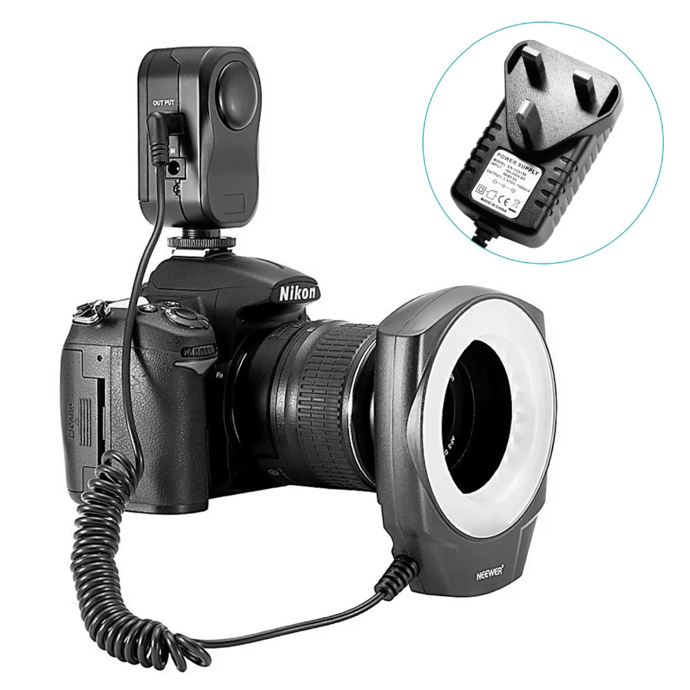 Neewer Macro Ring LED Light For Canon/Sony/Pentax/Nikon/Sigma/Olympus