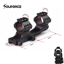 Высокое качество быстрый выпуск 25,4/30 мм сверхмощный прицел крепление кольцо подходит 20 мм Пикатинни Вивер рельс для охоты аксессуары