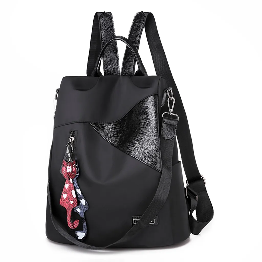 MOLAVE женские рюкзаки, Женские однотонные рюкзаки на плечо с подвеской в виде кошки, сумки на плечо, рюкзаки на плечо, сумки для дропшиппинга j19
