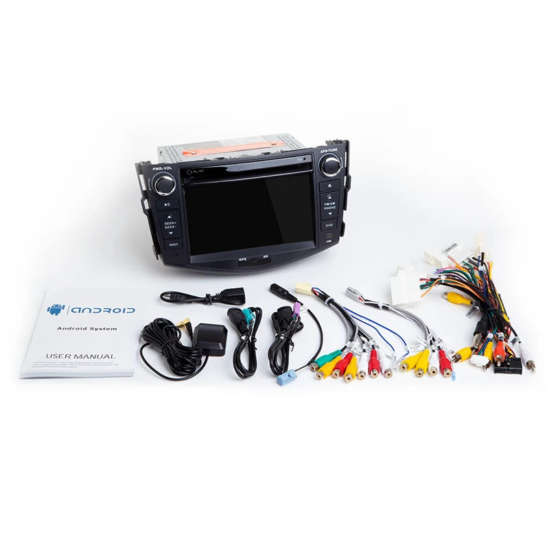 Best Autoradio 2 Din Android Car Stereo DVD Player For TOYOTA/RAV4/RAV 4 2006-2011 Automotivo Multimedia player GPS Navi DAB DSP OBD 4