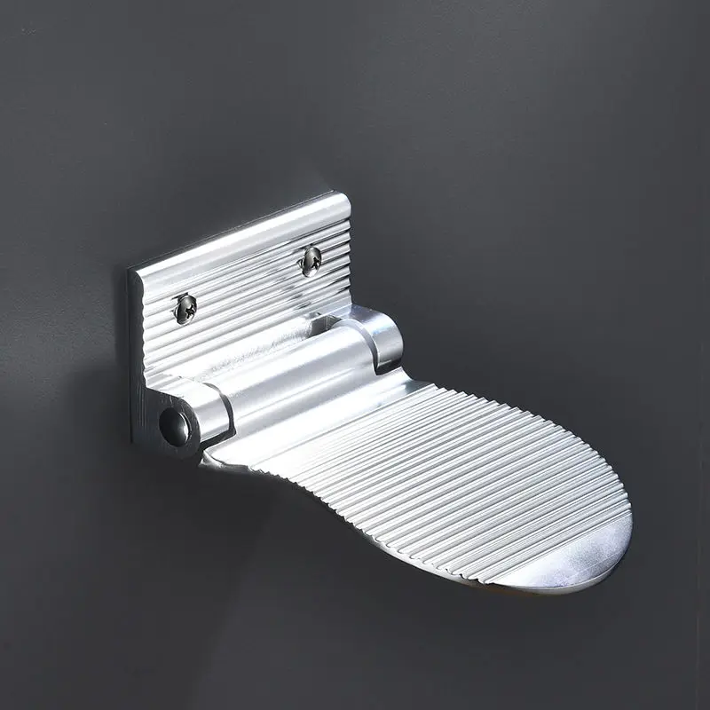 Ванная комната Душ табурет складной табурет для ног пространство алюминиевая фурнитура кулон настенный табурет для ванной - Цвет: B