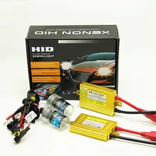 Комплект ксеноновой лампы для автомобиля 12В 55Вт Hid h7 h11 9005 9006 h1 h3 880 преобразования с тонким балластом противотуманных фар