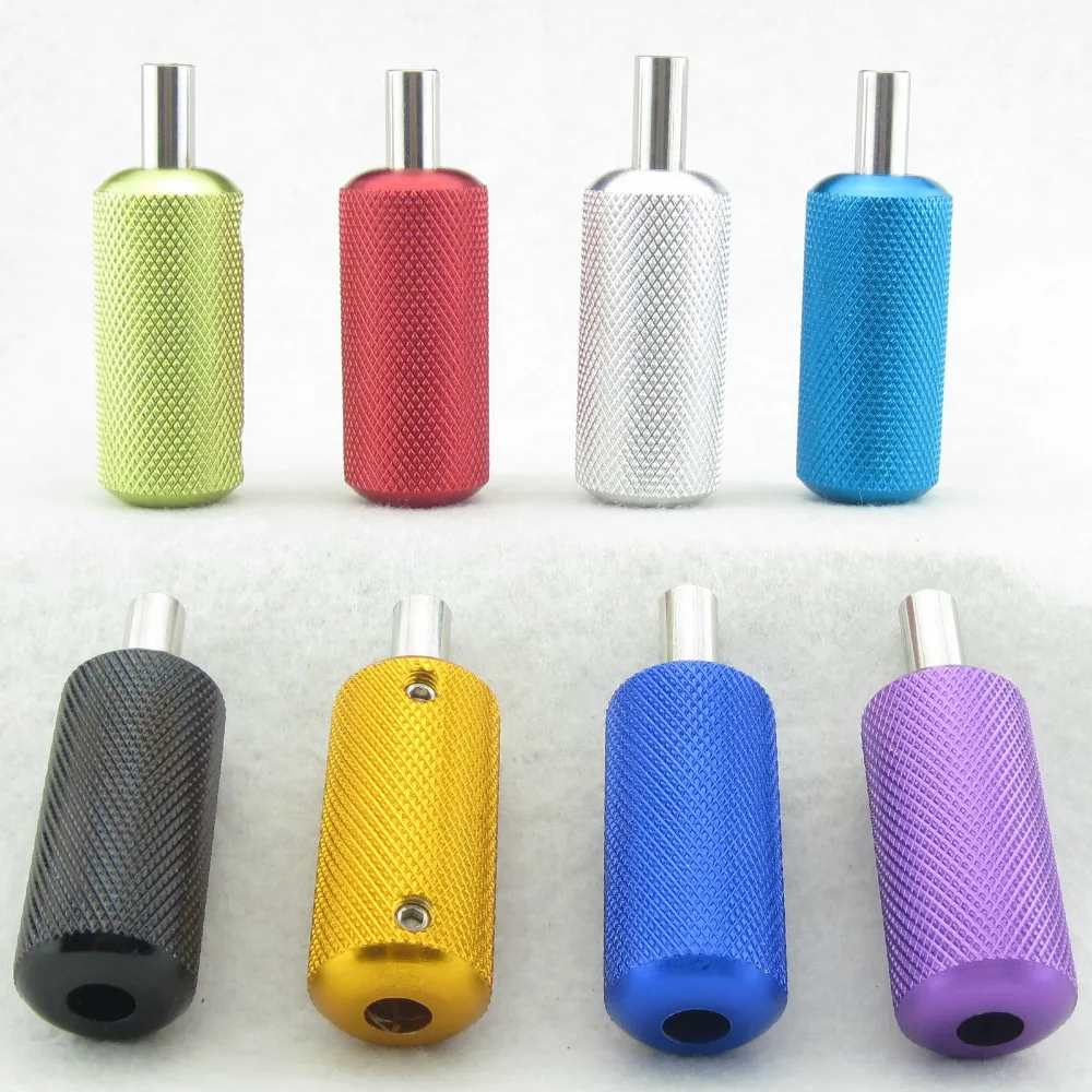 

One 22mm Aluminum Alloy Tattoo Machine Grip With Back Stem & Set Screws Supply