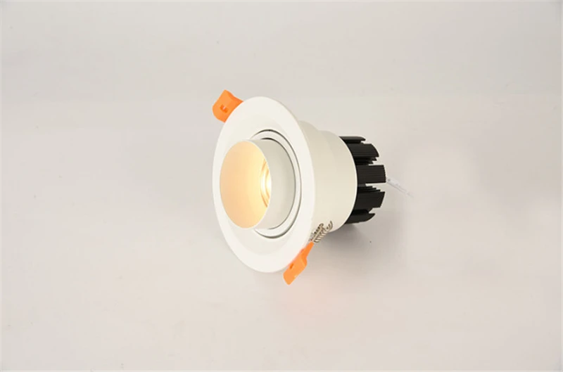 Cob-светодиоды с регулируемой яркостью светодиодные светильники AC110V 220 V 5 W/7 W/9 W/12 W утопленный Светодиодный точечный светильник lumination