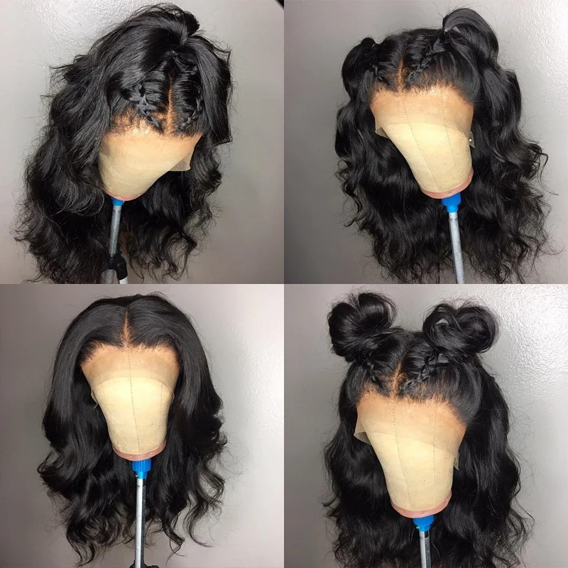 

13X6 Pre Plucked Human Hair Lace Front Wigs for Black Women Remy Hair Brazilian Wig 180% Density Body Wave Wig with Baby Hair