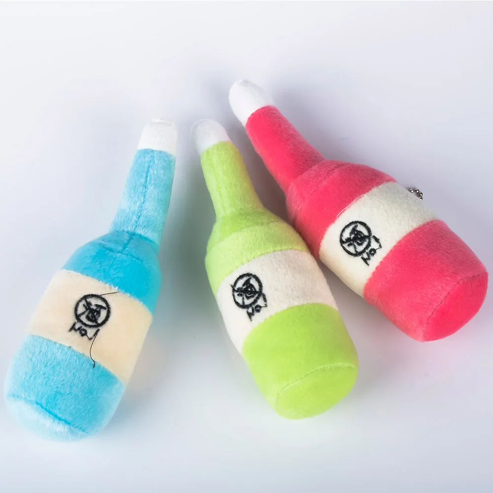 New Style Cute Lovely 1* Beer Bottles Stuffed Toy Doll Adult Children