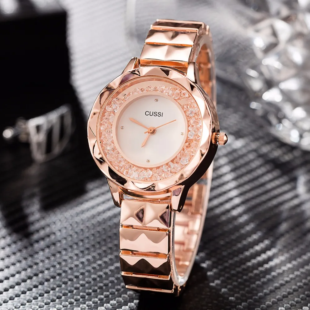 Relógios para Mulheres de Luxo Relógios de Pulso de Quartzo Relógios para Mulheres Feminino em Ouro Moda Pulseira Vestido Relógios Relógio Rosa 2020