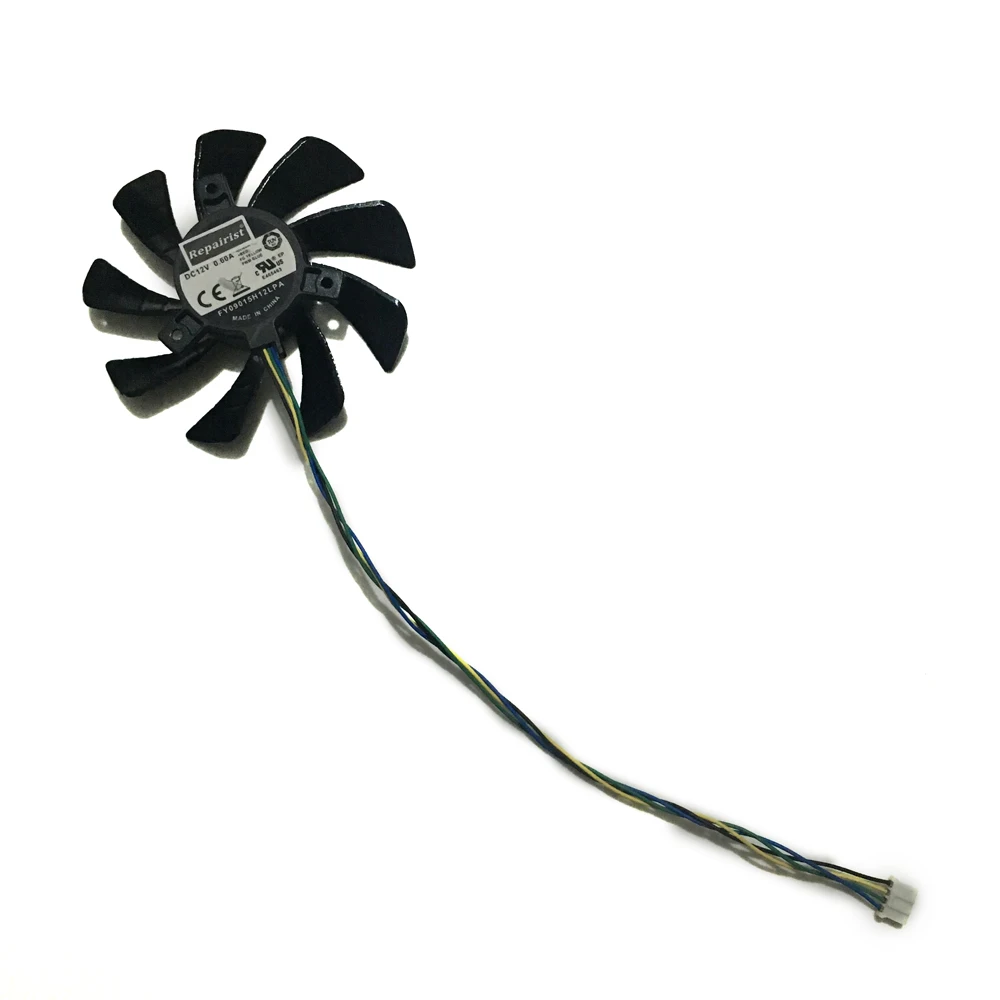 Вентилятор 85 мм RX 550 RX460 GPU VGA кулер для Видеокарты Radeon HIS RX550 460 iCooler в качестве