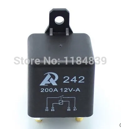 

High-current DC 200A start relay instep strap screw fixing holes 12V car