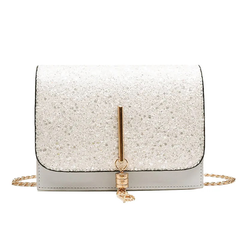 

Women Fashion Chain Versatile Sequin Shoulder Bag Messenger Bag luxury handbags women bags designer B1