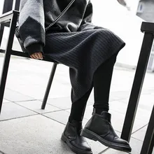 Новинка OLGITUM, осенняя и зимняя вязаная плиссированная юбка с высокой талией серого и черного цвета, Женская длинная юбка, большие размеры, Falda Corta Mujer