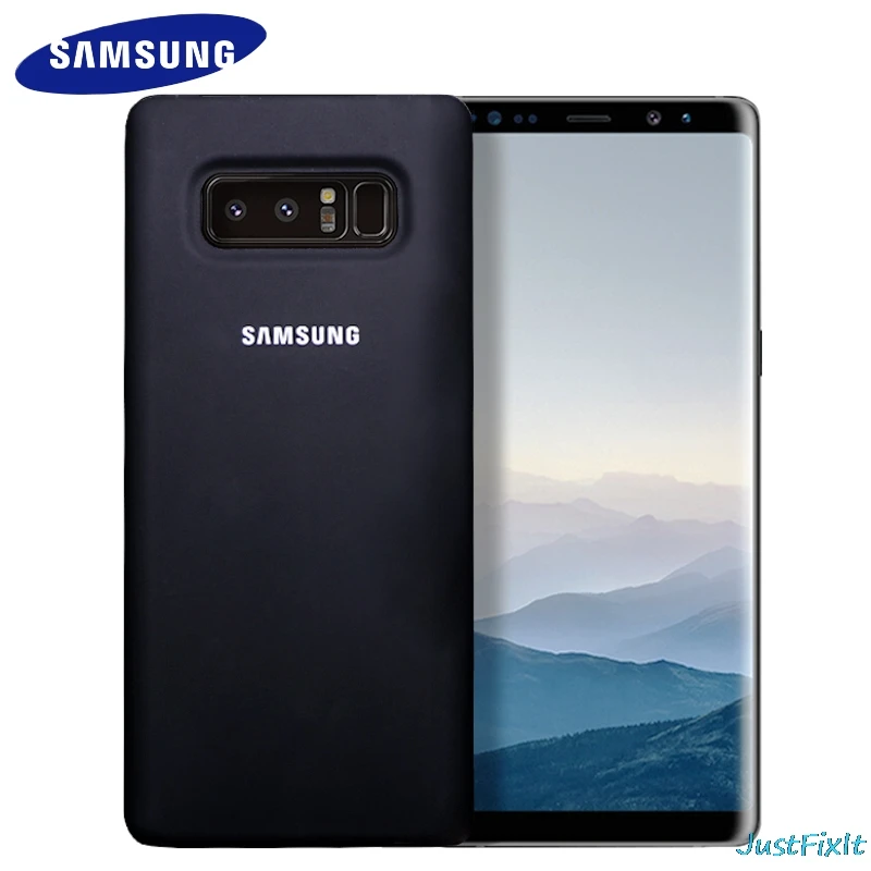 

For Samsung Galaxy Note 8 Original Cover Case 360 Cute Luxury tpu Silicone Cases and Covers 6.3" Stand soft Flip Protector