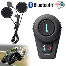 FM радио+ 1 шт BT Переговорная Bluetooth гарнитура для внутренней связи полный дуплексный intercomunicador bluetooth для 3 Rider 500 м домофон