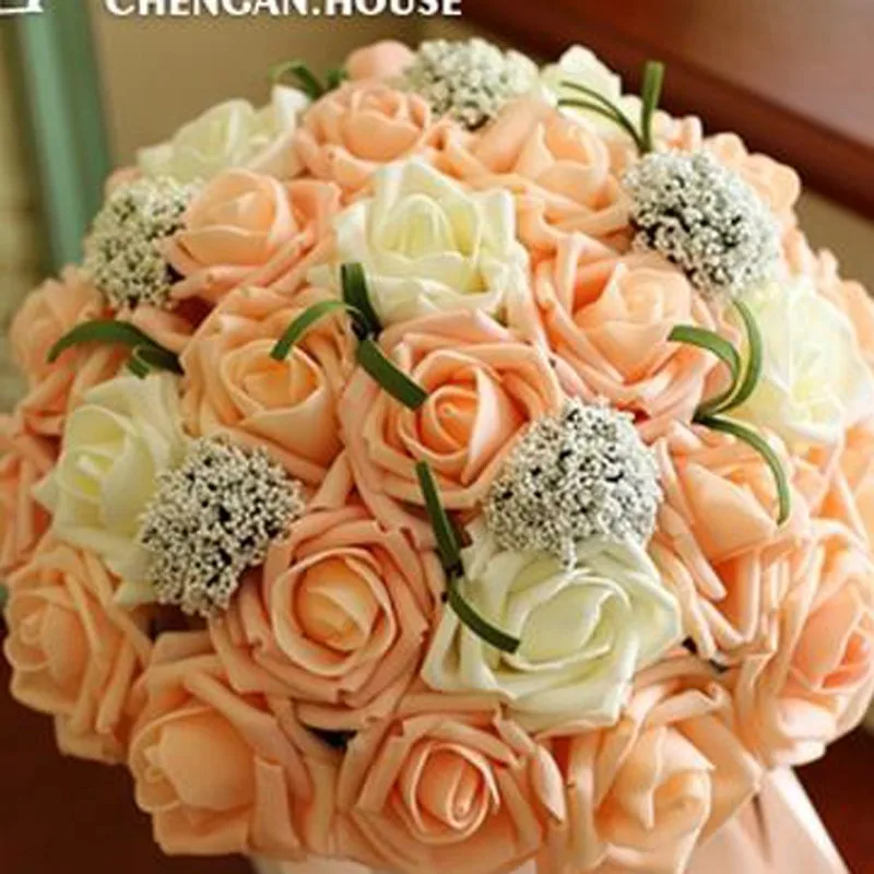 Моделирование Корейский невеста, холдинг цветы свадебные фотографии реквизит Невеста букет/свадебный цветок