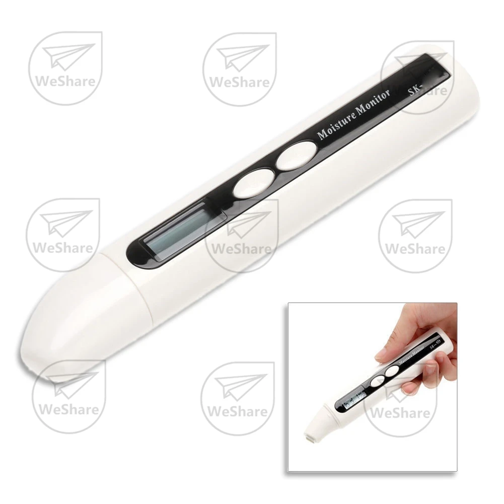 

Portable LCD Digital Skin Face Moisture Meter Analyzer Monitor Tester Sensor