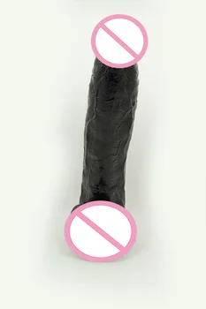 Sex Products Huge Black Dildo 31*6cm Shopping Extreme Big Realistic Sturdy Suction Cup Penis Dong for Women Sex Toys 4