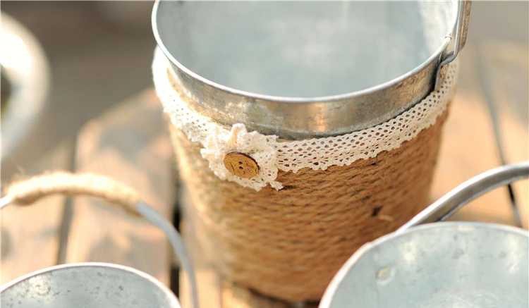 Metal Pot Garden Vintage Contryside (16)