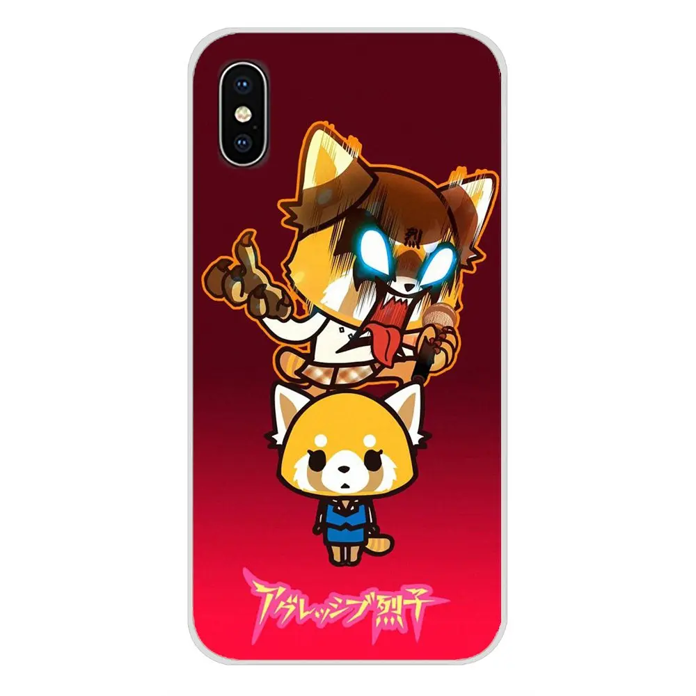 Мультфильм ТВ серии aggretsuko силиконовый чехол для телефона чехол для Apple IPhone X XR XS MAX 4 4S 5 5S 5C SE 6 6 S 7 8 Plus, ipod touch 5 6 - Цвет: images 11