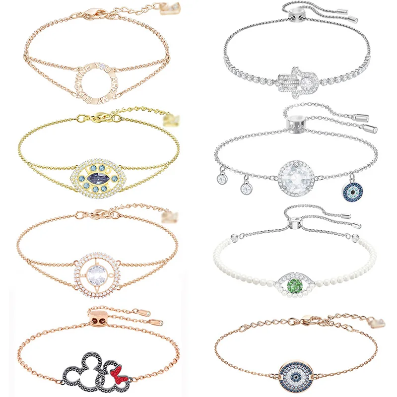 

SIEMTO Fashion 100% Sterling Silver Original 1:1 Have Logo High Quality Popular Cute Bracelet Women Jewelry Free Shipping
