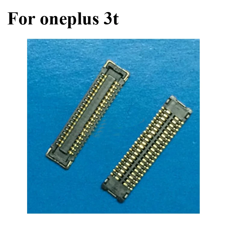 2PCS For Oneplus3T A3010 LCD display screen FPC connector Oneplus one plus 3T 3 T A3 010 logic on motherboard mainboard | Мобильные