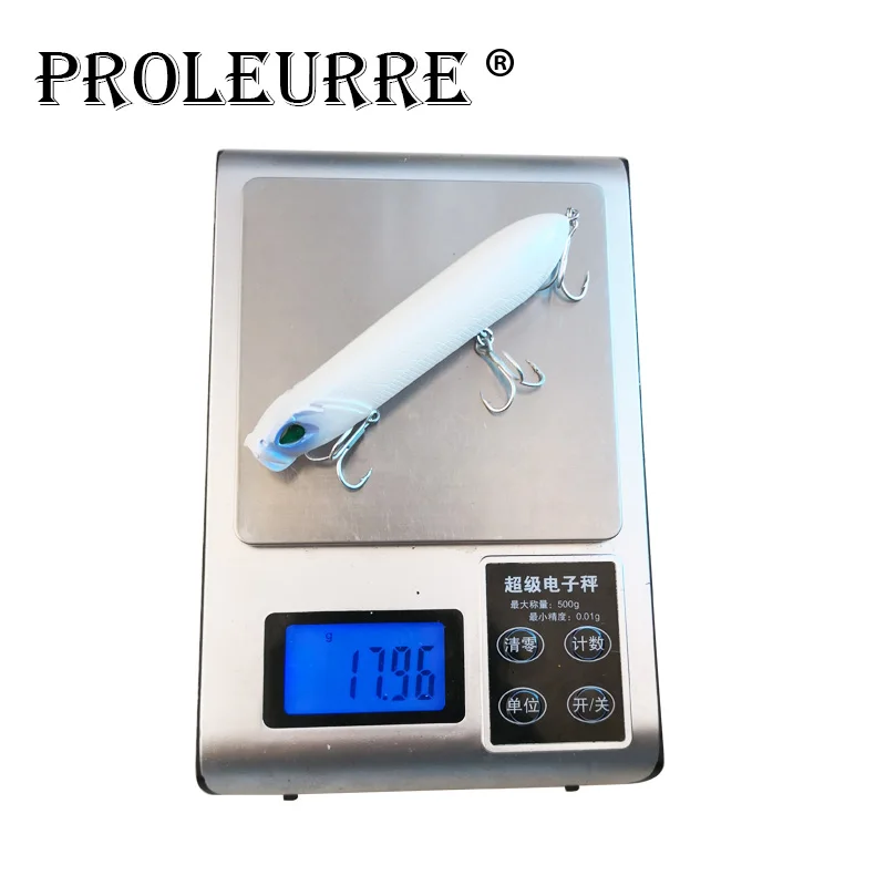 Proleurre caja Topwater Pesca 10 cm 18g lápiz Popper Pesca Artificial profesional Wobblers para la Pesca Proleurre caja Topwater Pesca 10 cm 18g lápiz Popper Pesca Artificial profesional Wobblers para la Pesca