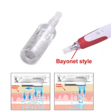 1, 3, 5, 7, 9, 12, 24 36-42 Pin Nano штыковой разъем иголка для кожи картридж острые наконечники для электрической Авто иглы для картриджей советы