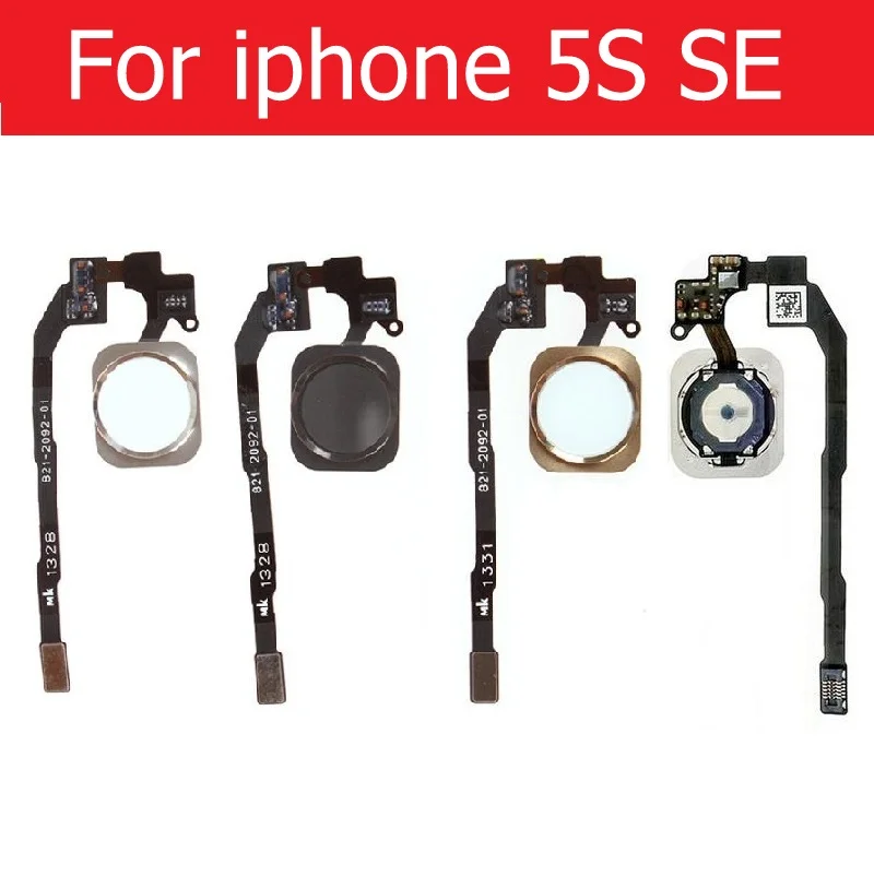 WEETEN Главная кнопка гибкий кабель в сборе для iPhone 5S, SE 6 6s Plus 5 цветов экран на Contral гибкий кабель Замена телефона ремонт
