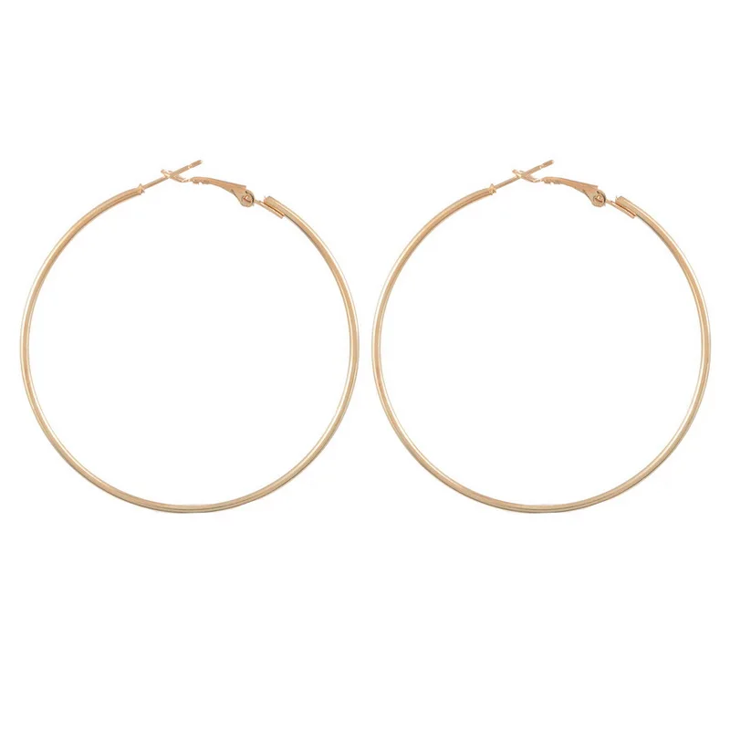 Серьги кольца женские круглые тонкие 6 3x5 9 см 1 пара|jewelry chain link styles|jewelry gift boxes for