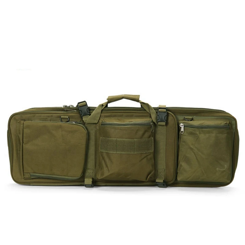 3" /85 см страйкбол военный тактический двойной AEG винтовка пистолет сумка чехол рюкзак - Цвет: Зеленый цвет