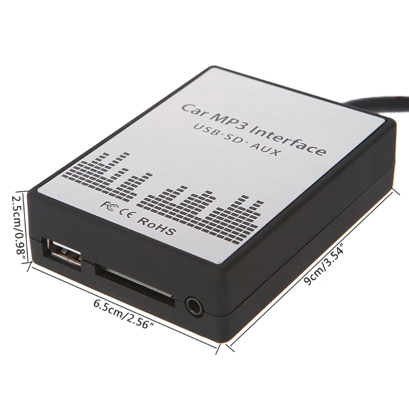 New Popular USB SD AUX Car MP3 Music Player Adapter CD Change for Suzuki for Fiat for Opel High Quality