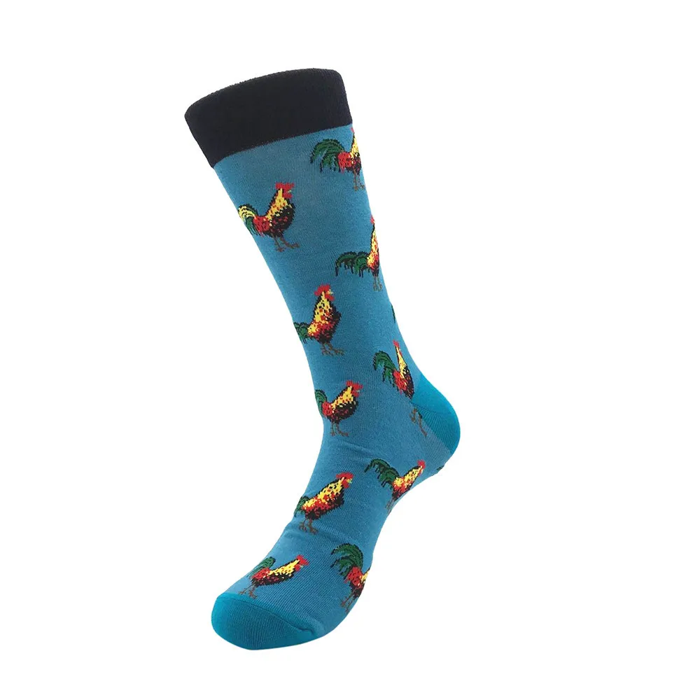 Мужские носки 29 цветов, крутые носки в стиле хип-хоп с животными, полосатые носки с бриллиантами Harajuku, забавные уличные хлопковые носки для скейтборда, Hombre C7