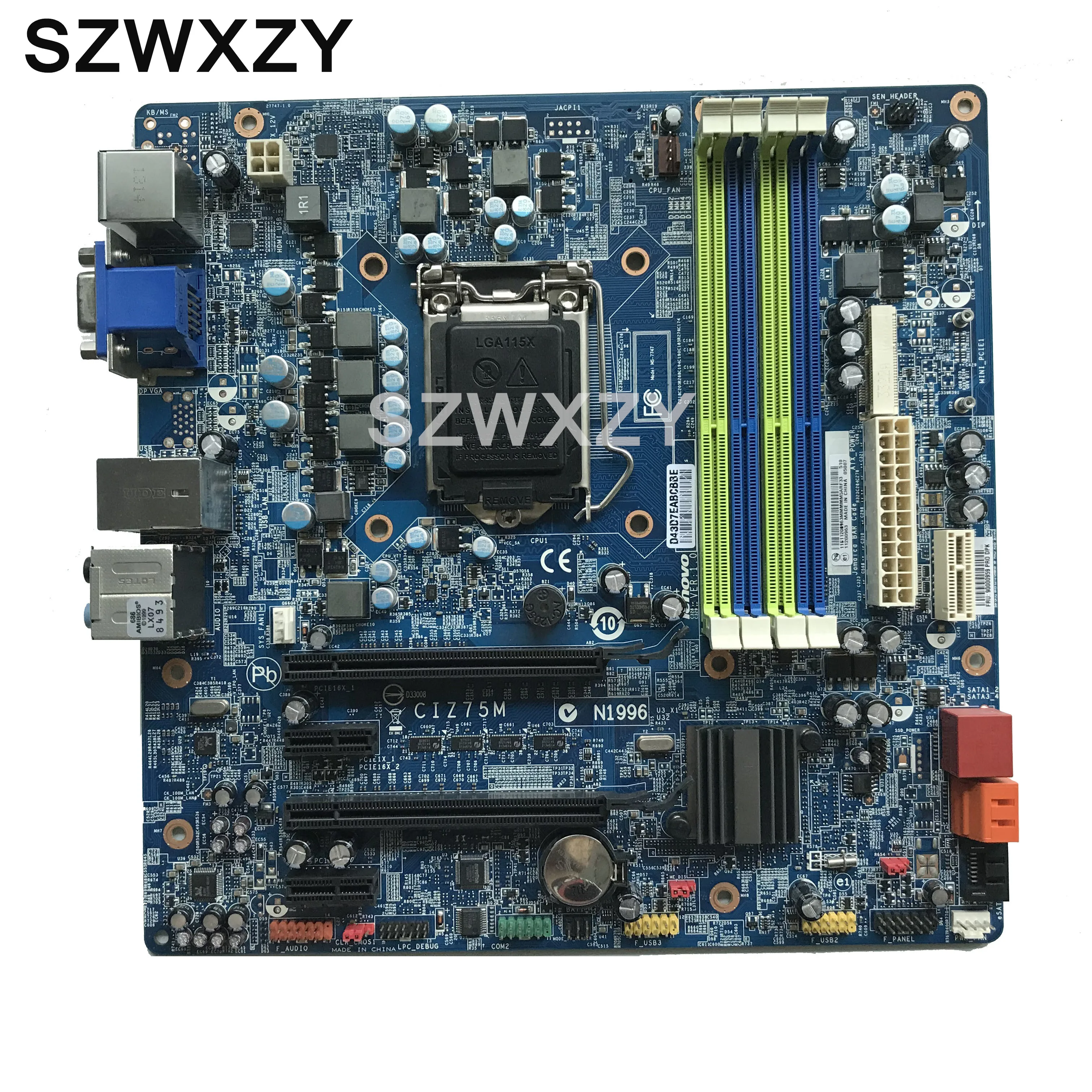 Материнская плата для Lenovo IdeaCentre K430 Erazer T430 настольная материнская CIZ75M Z75 LGA 1155