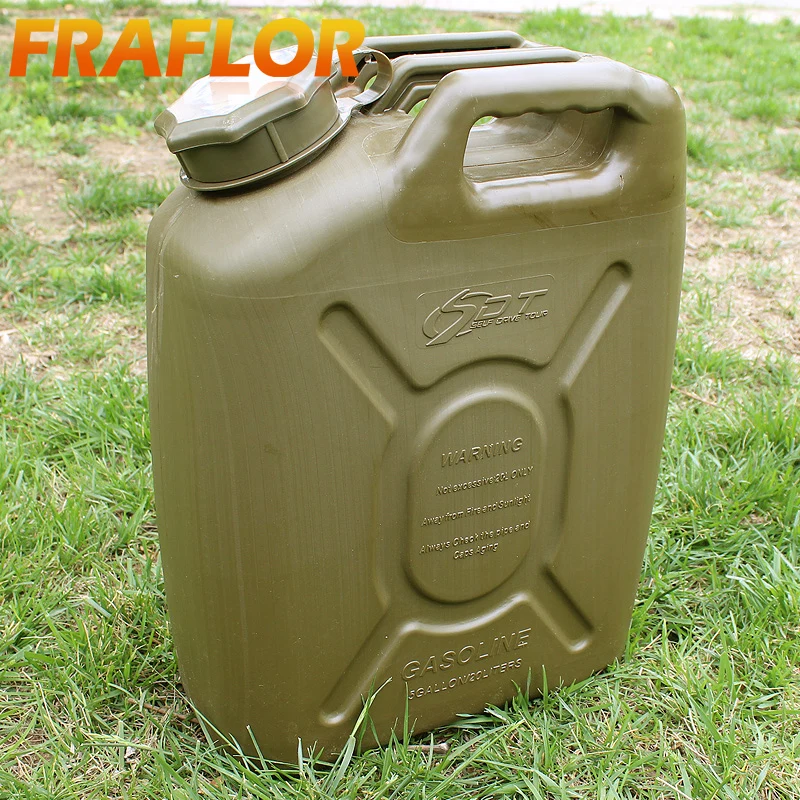 Thickened 20L Oil Can Engineering Plastic Spare Fuel Tank Jerrycan Anti-Static Diesel Barrel Explosion-proof Gasoline Jerry Can