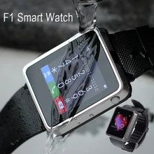 2016 neue Wasserdichte Bluetooth Smart Watch F1 Smartwatch Sync anruf SMS Facebook Schrittzähler schlaf kamera Für IOS Android Smartphone