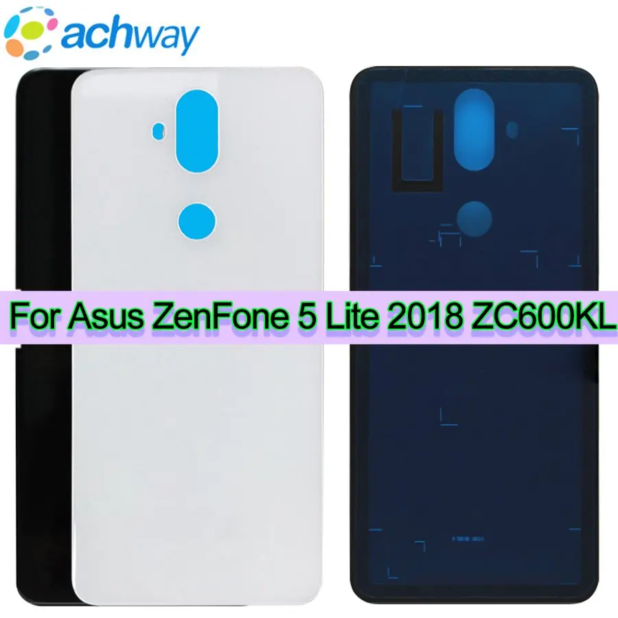 Original Rear Back Housing For Asus ZenFone 5 Lite 2018 ZC600KL Back Cover Battery Door ZC600KL Replacement Parts Back White (2)