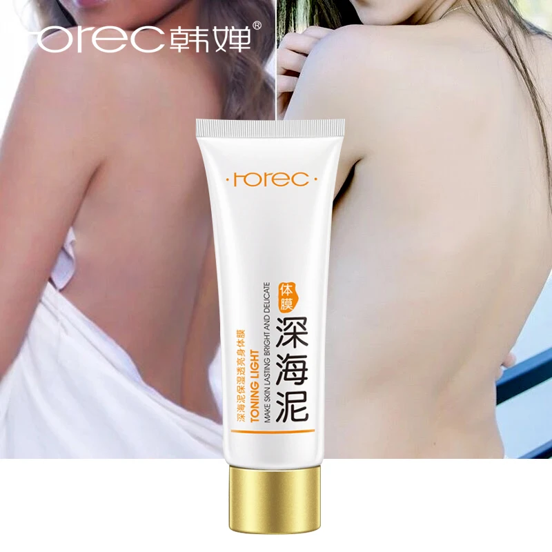 

ROREC Natural Body Scrub for Skin Care,Acne & Stretch Marks Exfoliating Lotion Whitening Cream Moisturizing Nourish Body Care