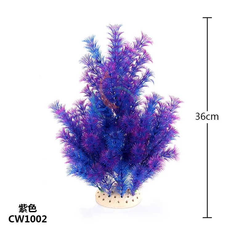 2pcs/lot * Wholesale aquarium supplies fish tank aquarium landscaping plastic simulation water grass CW22/CW10/CW02