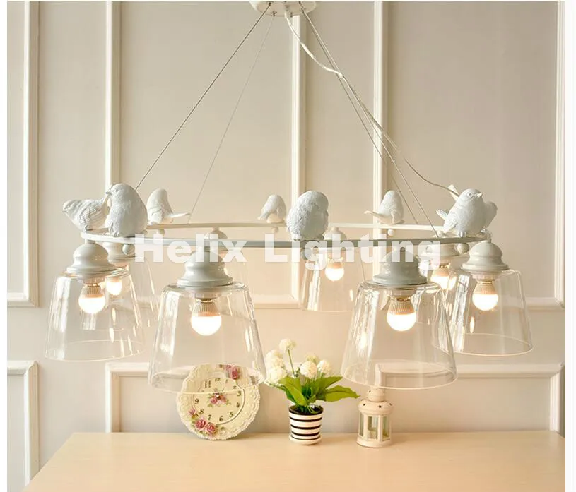  Free Shipping D65cm/D85cm LED Modern Nordic Style Creative Brief Restaurant Lights Bird Personalize - 32797774942